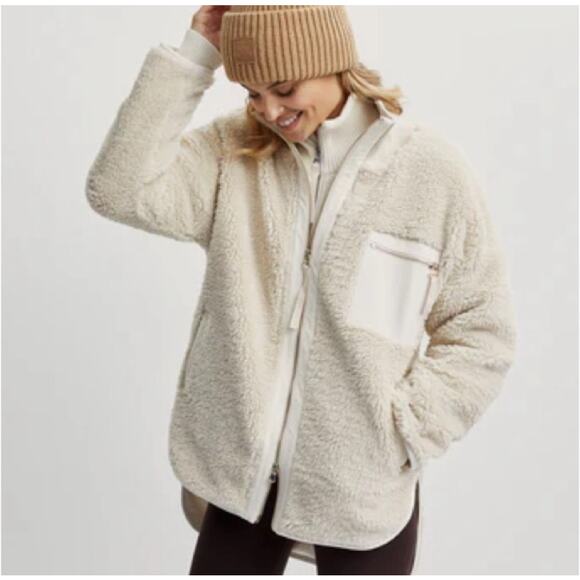 Varley Jackets & Blazers - Varley Marney Oversized Fuzzy Jacket Size Medium